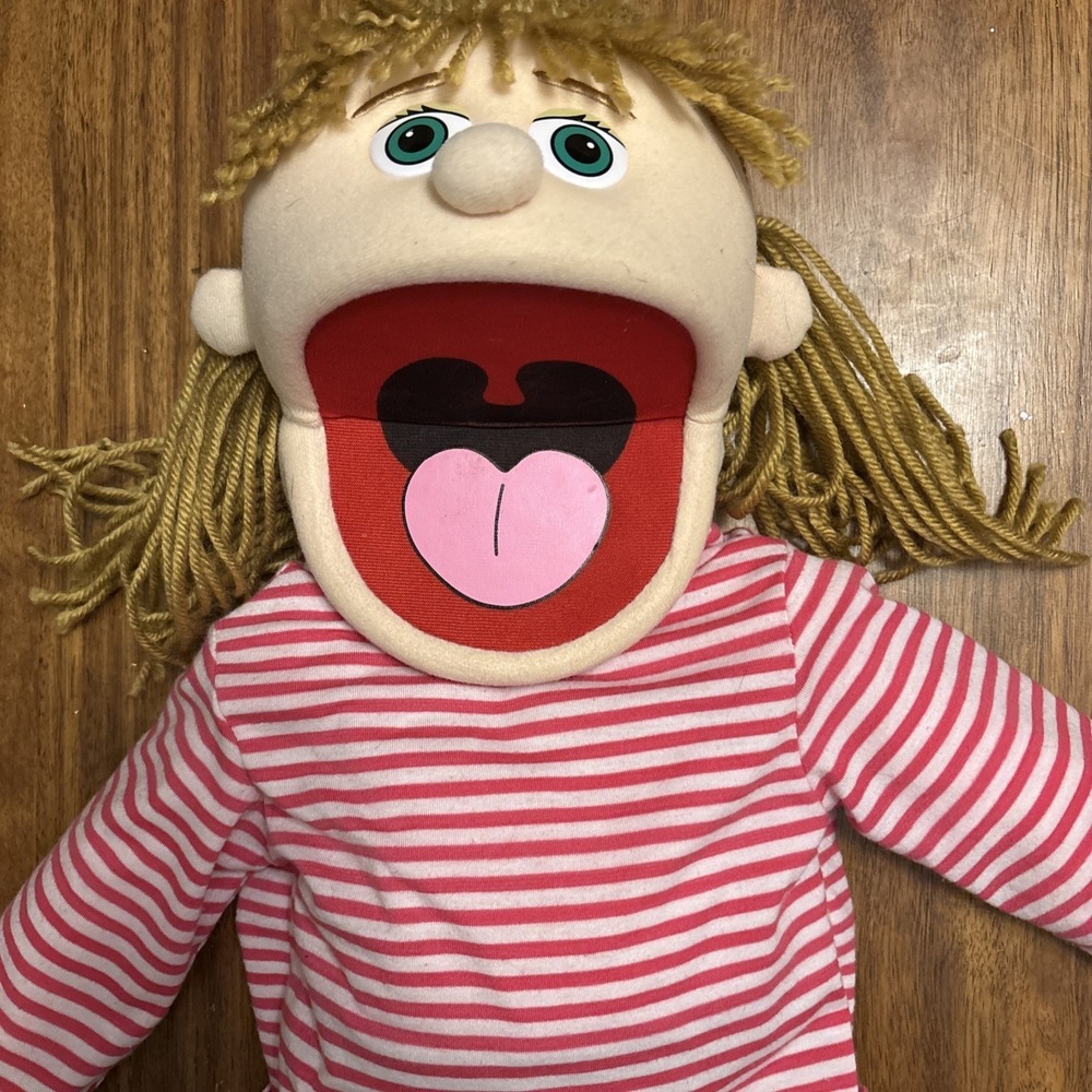 Silly Puppets Emily Peach Girl 25" Hand Puppet